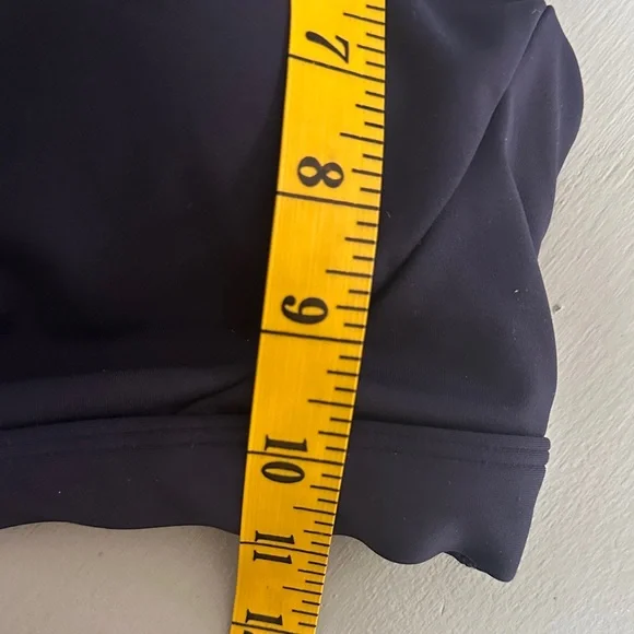 Athleta Interval Sports Bra D-DD Size M? no Size Tag Navy Gym Training Workout - Picture 5 of 5